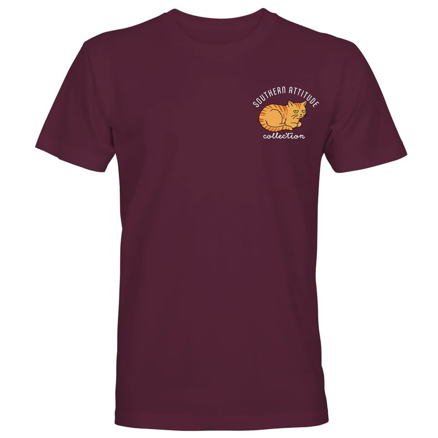 Southern Attitude Silently Judging Cat - Adult & Kids T-Shirts, Sweatshirts & Hoodies apparel design preview 2