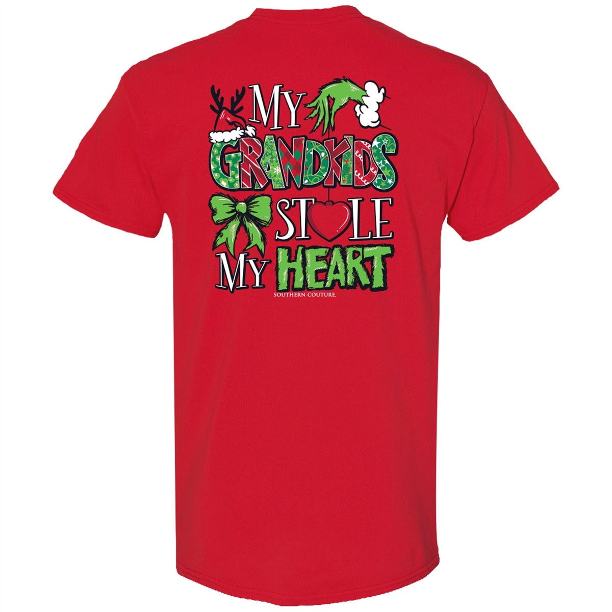 Southern Couture Classic My Grandkids Stole Heart - Adult & Kids T-Shirts, Sweatshirts & Hoodies apparel design preview 2