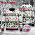 Jingle With Flamingo Ugly Christmas Sweater product image
