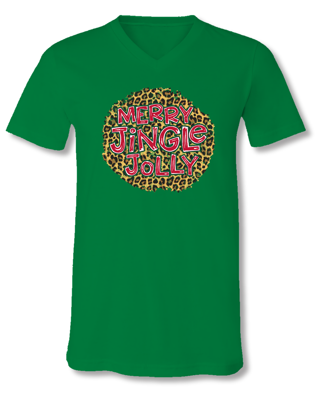 SALE Sassy Frass Merry Jingle Jolly Christmas V-Neck - Adult & Kids T-Shirts, Sweatshirts & Hoodies apparel design preview 2