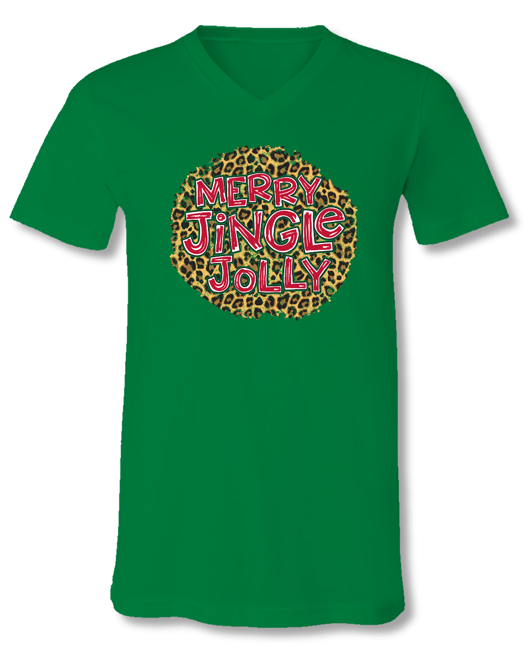SALE Sassy Frass Merry Jingle Jolly Christmas V-Neck - Adult & Kids T-Shirts, Sweatshirts & Hoodies apparel design preview 2