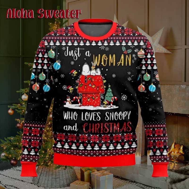 Little Christmas Snoopy Ugly Christmas Sweater product image 3