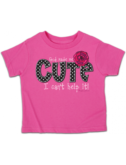 Cherished Girl God Made Me Cute Flower Christian - Adult & Kids T-Shirts, Sweatshirts & Hoodies apparel design preview 1