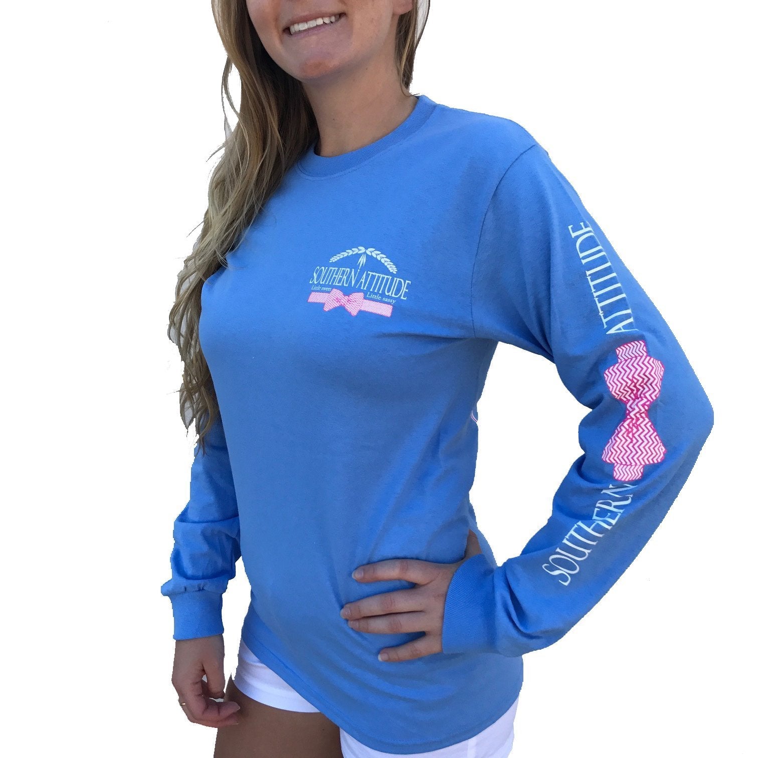 Country Life Outfitters Blue Southern Attitude - Adult & Kids T-Shirts, Sweatshirts & Hoodies apparel design preview 2