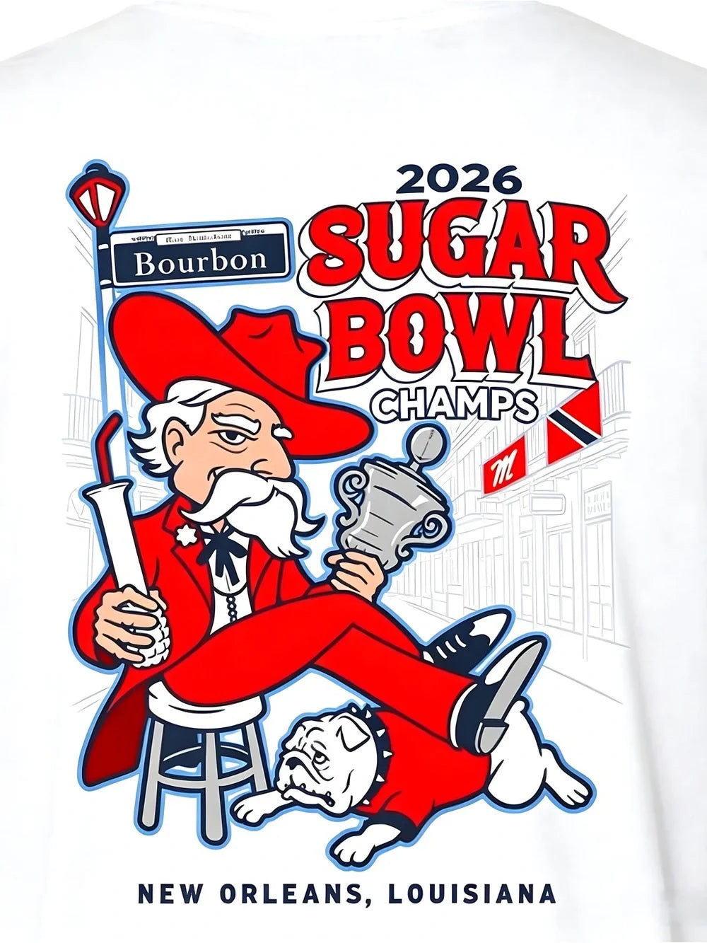 Ole Miss Sugar Bowl Champions Comfort Women Men T-shirt Unisex White - T-Shirt, Sweatshirt, Hoodie