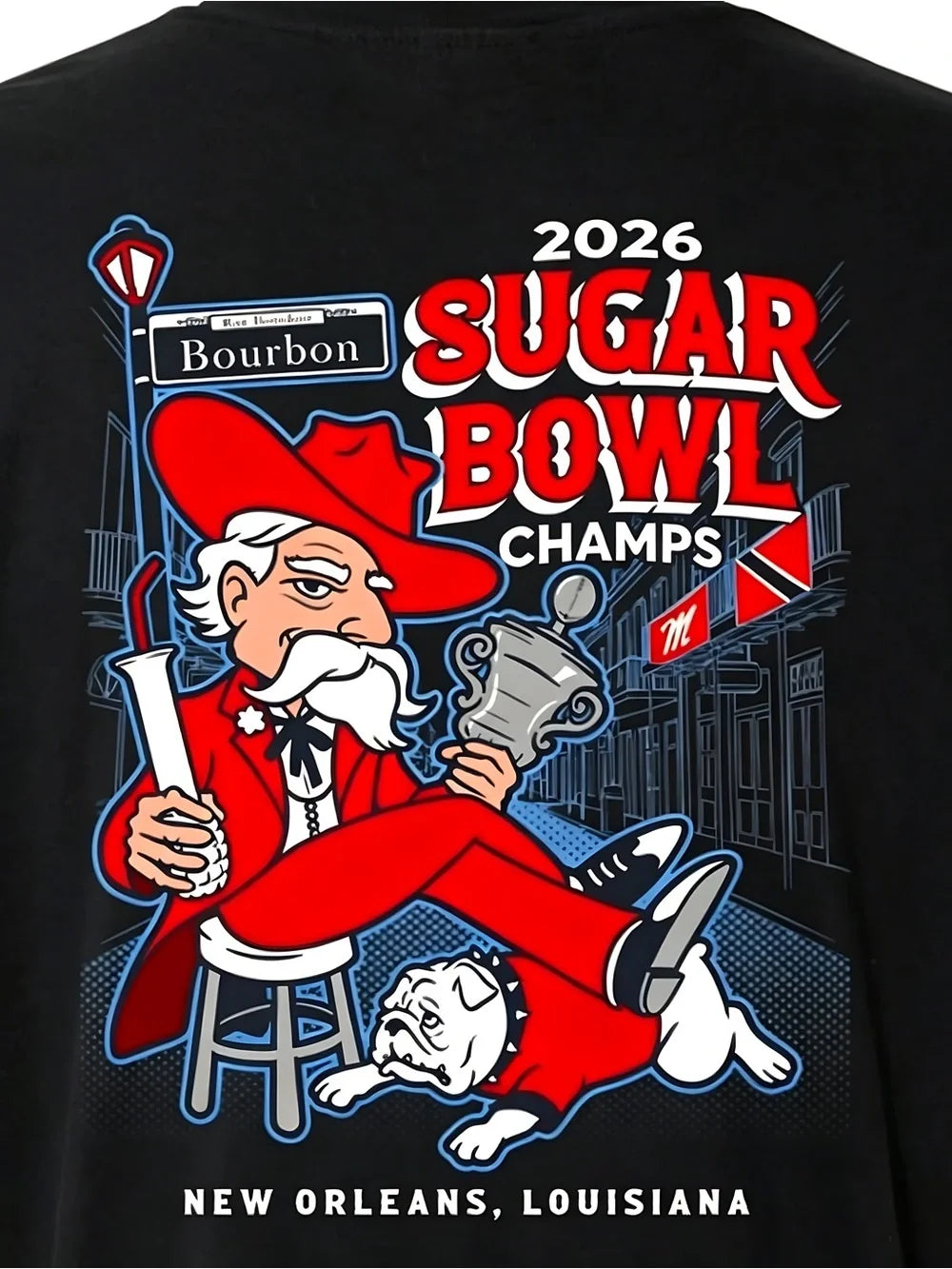 Ole Miss Sugar Bowl Champions Comfort Womens Mens T-shirt Unisex Balck - T-Shirt, Sweatshirt, Hoodie