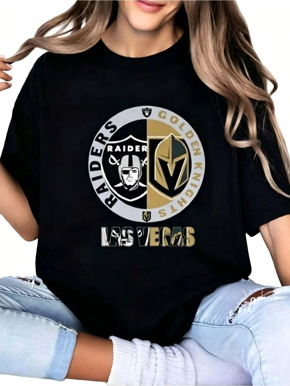 Las Vegas Raiders Golden Knights Champion Mashup Sports Fan T-shirt Unisex - T-Shirt, Sweatshirt, Hoodie