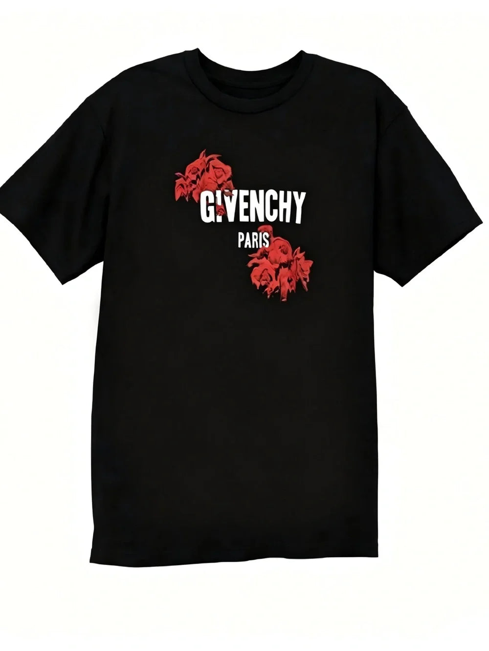 Red Rose Paris Givenchy Graphic T Shirt Fashion Streetwear Casual Gift T-shirt - T-Shirt, Sweatshirt, Hoodie