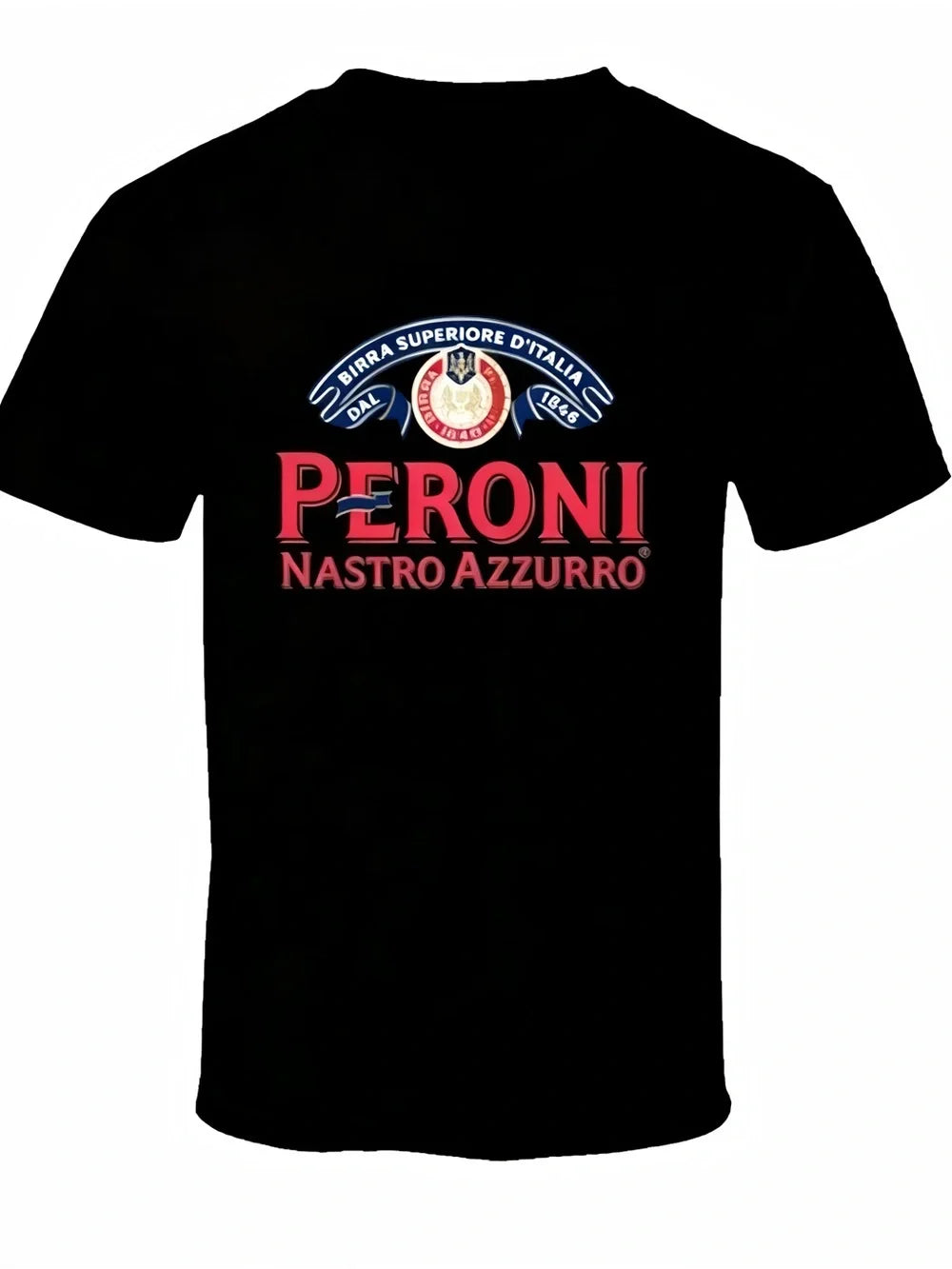 Peroni Nastro Azzurro Italian Beer Logo T-Shirt Vintage Retro Brewery T-shirt - T-Shirt, Sweatshirt, Hoodie