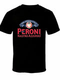 Peroni Nastro Azzurro Italian Beer Logo T-Shirt Vintage Retro Brewery T-shirt - T-Shirt, Sweatshirt, Hoodie