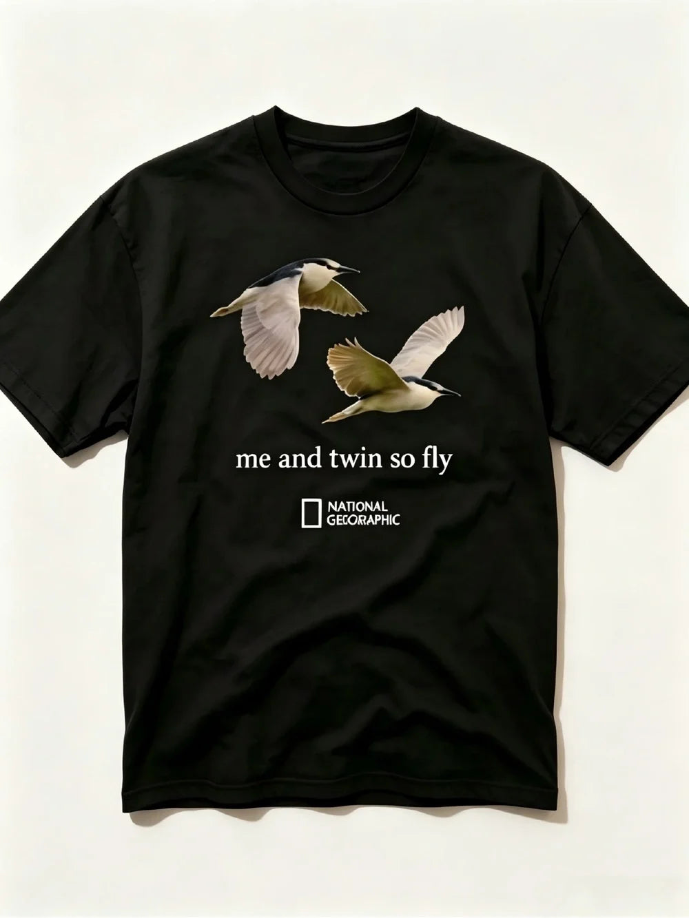 National Geographic  me and twin so fly Womens Mens T-shirt Unisex Black - T-Shirt, Sweatshirt, Hoodie