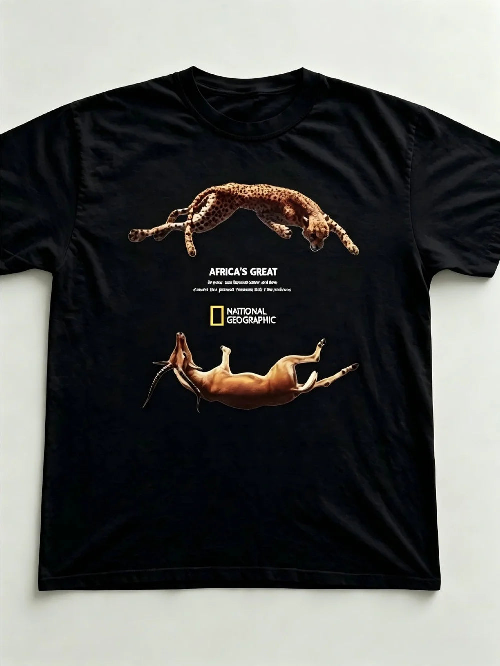 National Geographic Cheetah Graphic Womens Mens T-shirt Unisex Black - T-Shirt, Sweatshirt, Hoodie