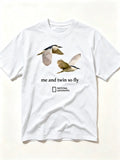 National Geographic  me and twin so fly Womens Mens T-shirt Unisex White - T-Shirt, Sweatshirt, Hoodie