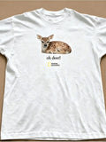 National Geographic oh deer Womens Mens T-shirt Unisex White - T-Shirt, Sweatshirt, Hoodie