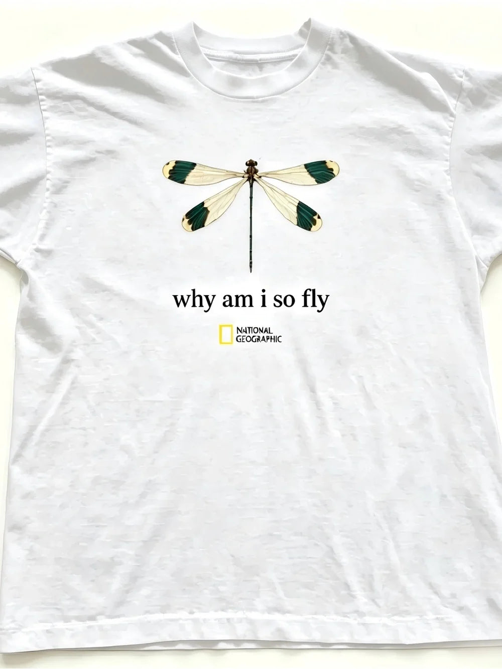 National Geographic White Dragonfly Womens Mens T-shirt Unisex - T-Shirt, Sweatshirt, Hoodie