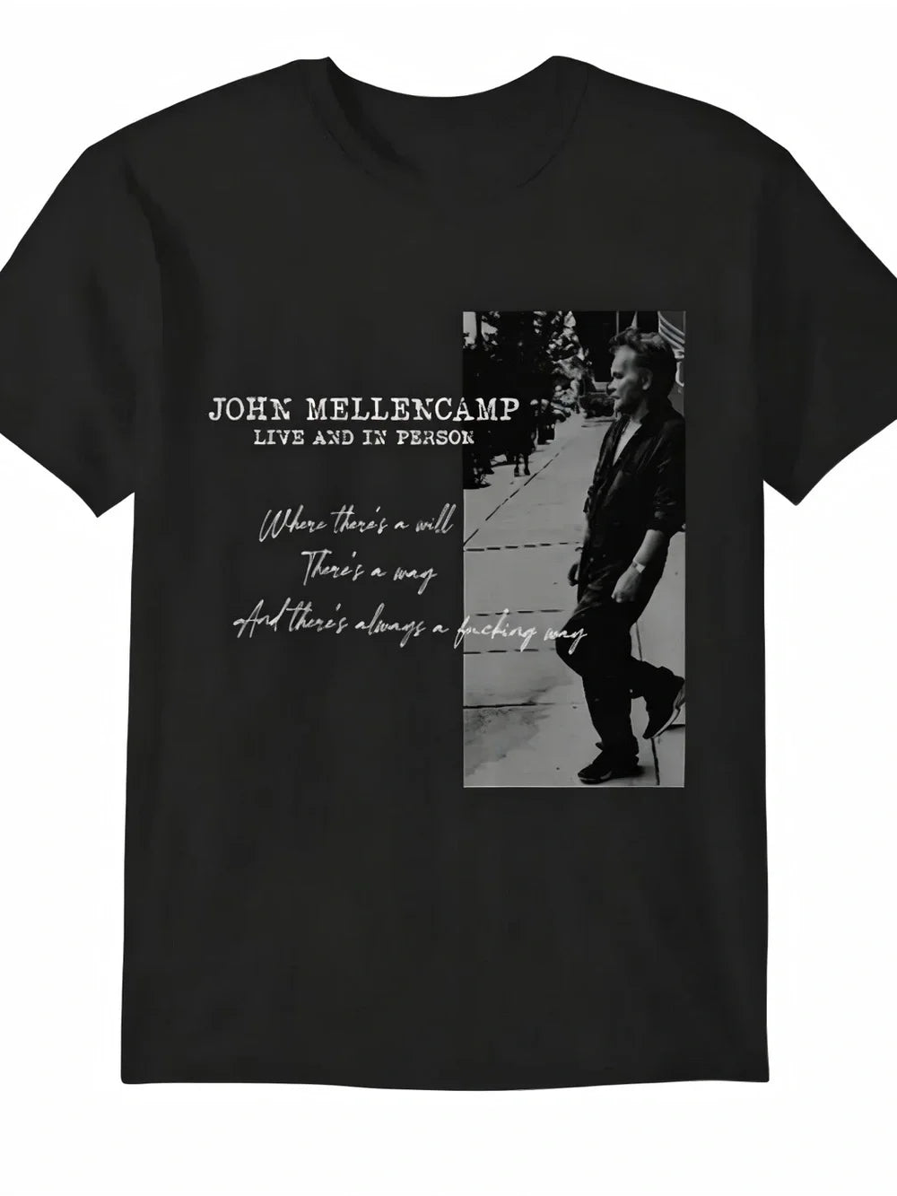 John Mellencamp Live And In Person 2023 Graphic Womens Mens T-shirt Unisex - T-Shirt, Sweatshirt, Hoodie