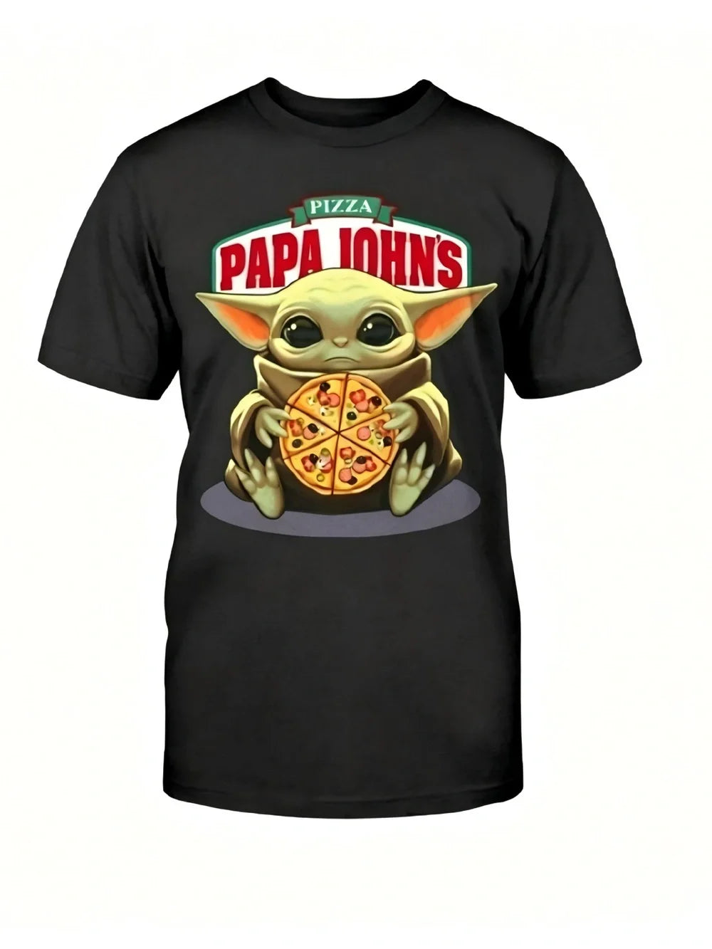 Baby Yoda Pizza Funny Pop Culture Meme Womens Mens T-shirt Unisex - T-Shirt, Sweatshirt, Hoodie