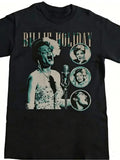 Billie Holiday - Black Womens Mens T-shirt Unisex - T-Shirt, Sweatshirt, Hoodie
