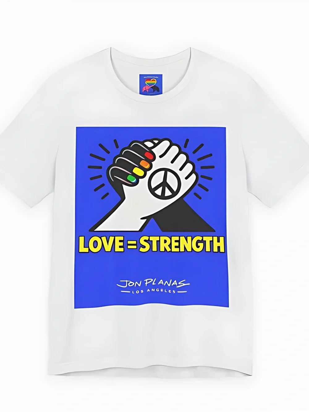 Love = Strength Graphic Tee  Pride Peace Fist Womens Mens T-shirt Unisex - T-Shirt, Sweatshirt, Hoodie