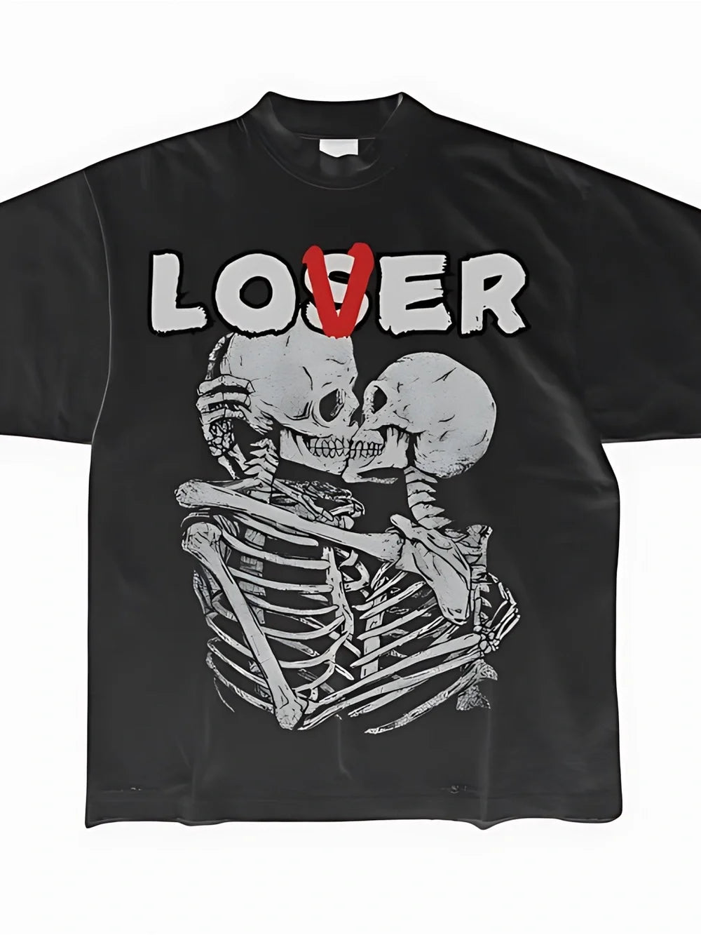 New LOVER/LOSER Skulls Skeleton Graphic Print Womens Mens T-shirt Unisex - T-Shirt, Sweatshirt, Hoodie