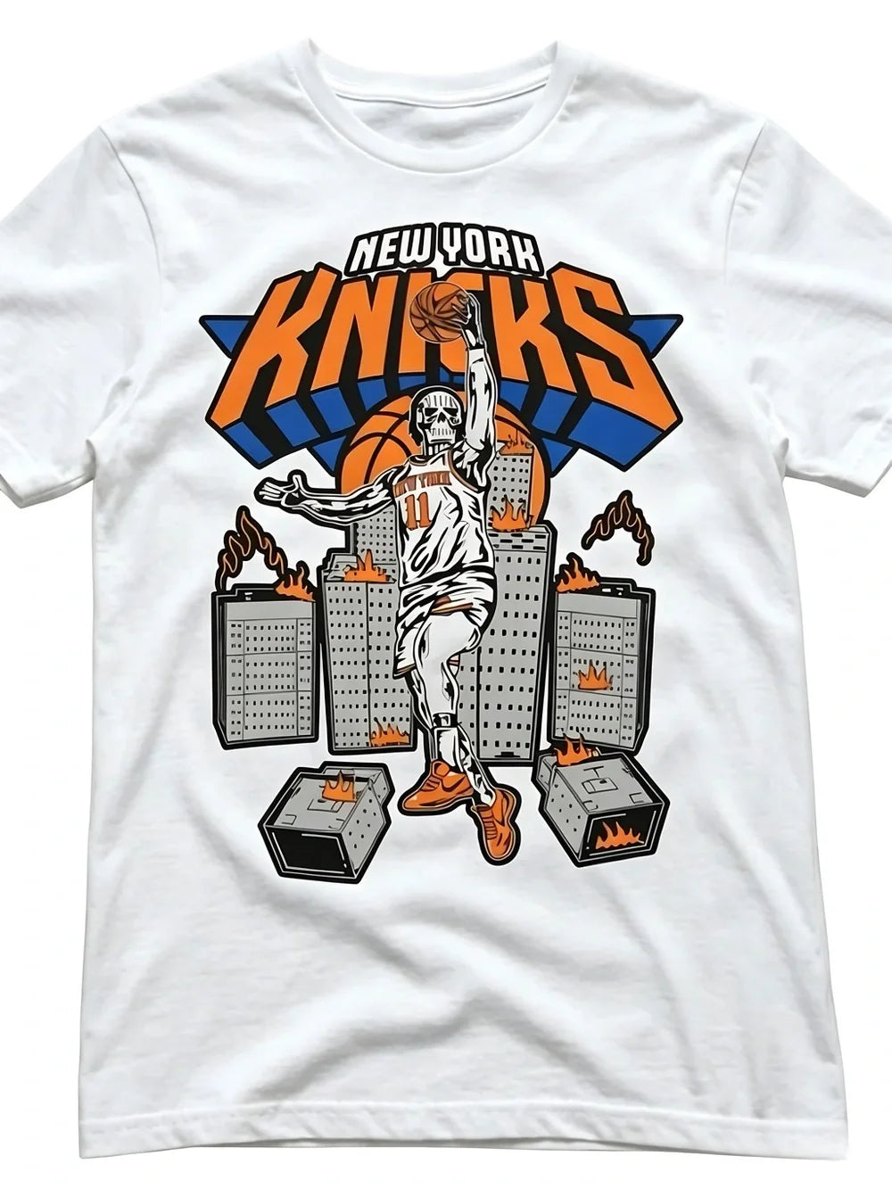 New York Knicks White Womens Mens T-shirt Unisex - T-Shirt, Sweatshirt, Hoodie