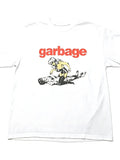 Garbage Logo White Short Sleeve Graphic Womens Mens T-shirt Unisex - T-Shirt, Sweatshirt, Hoodie