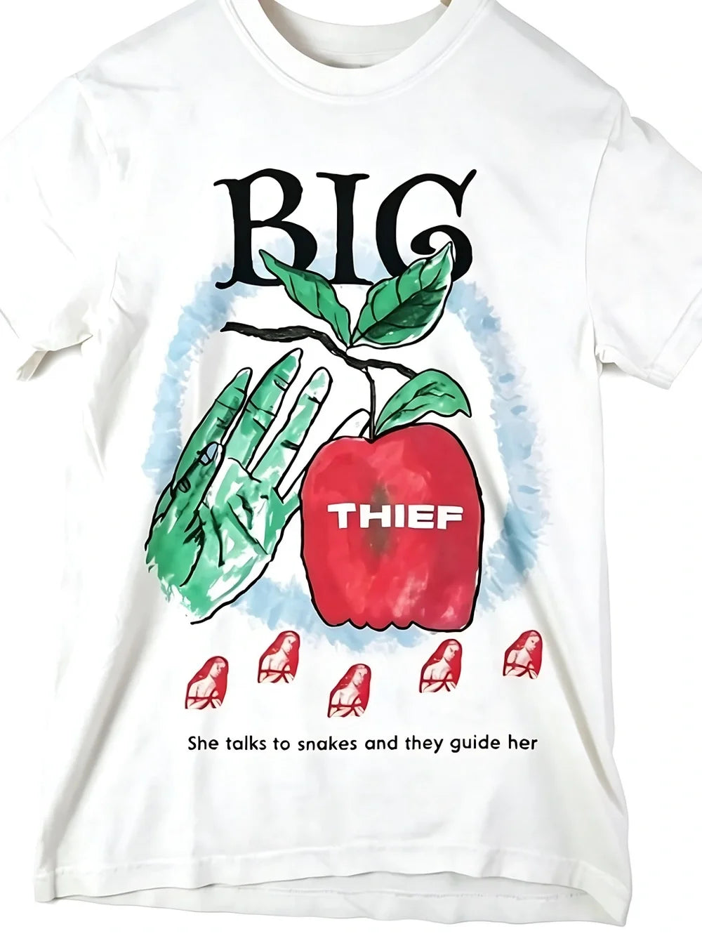Big Thief Band Retro Gift For Fans Cotton White Womens Mens T-shirt Unisex - T-Shirt, Sweatshirt, Hoodie