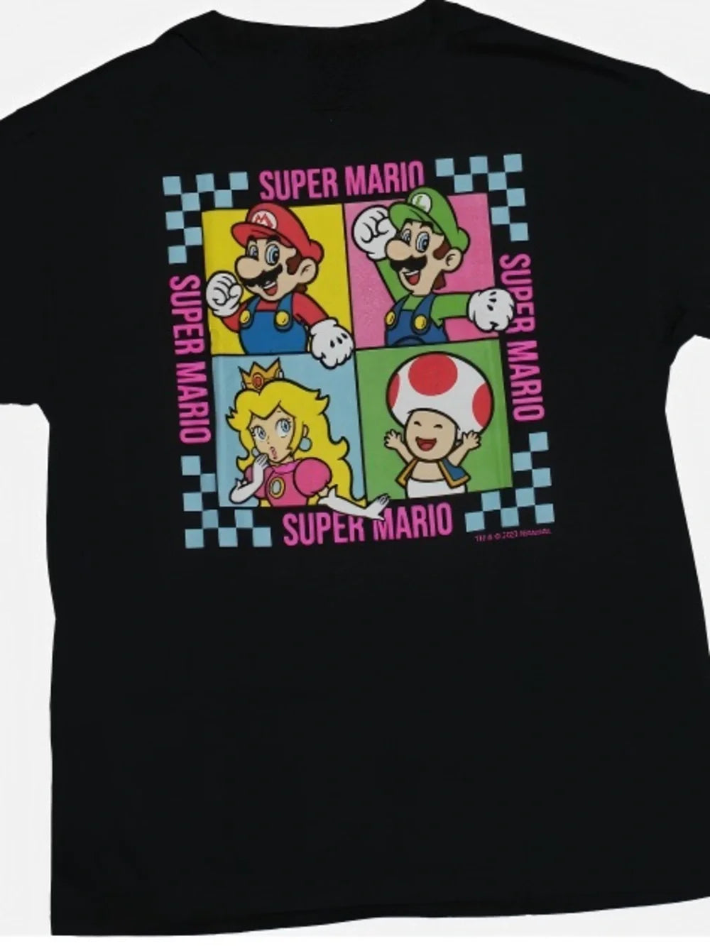 Super Mario Brothers New Adult Womens Mens T-shirt Unisex Black - T-Shirt, Sweatshirt, Hoodie