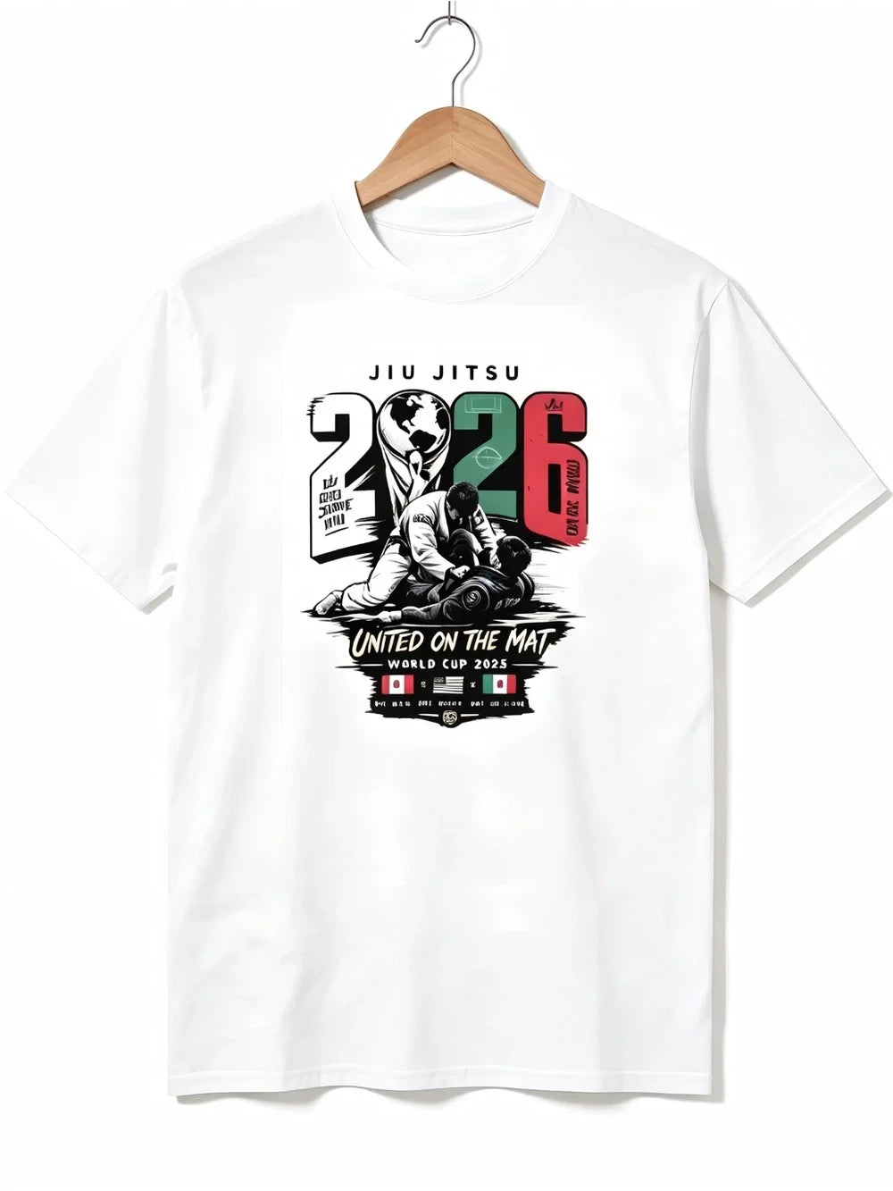 Jiu-Jitsu World Cup 2026  United on the Mat Womens Mens T-shirt Unisex - T-Shirt, Sweatshirt, Hoodie