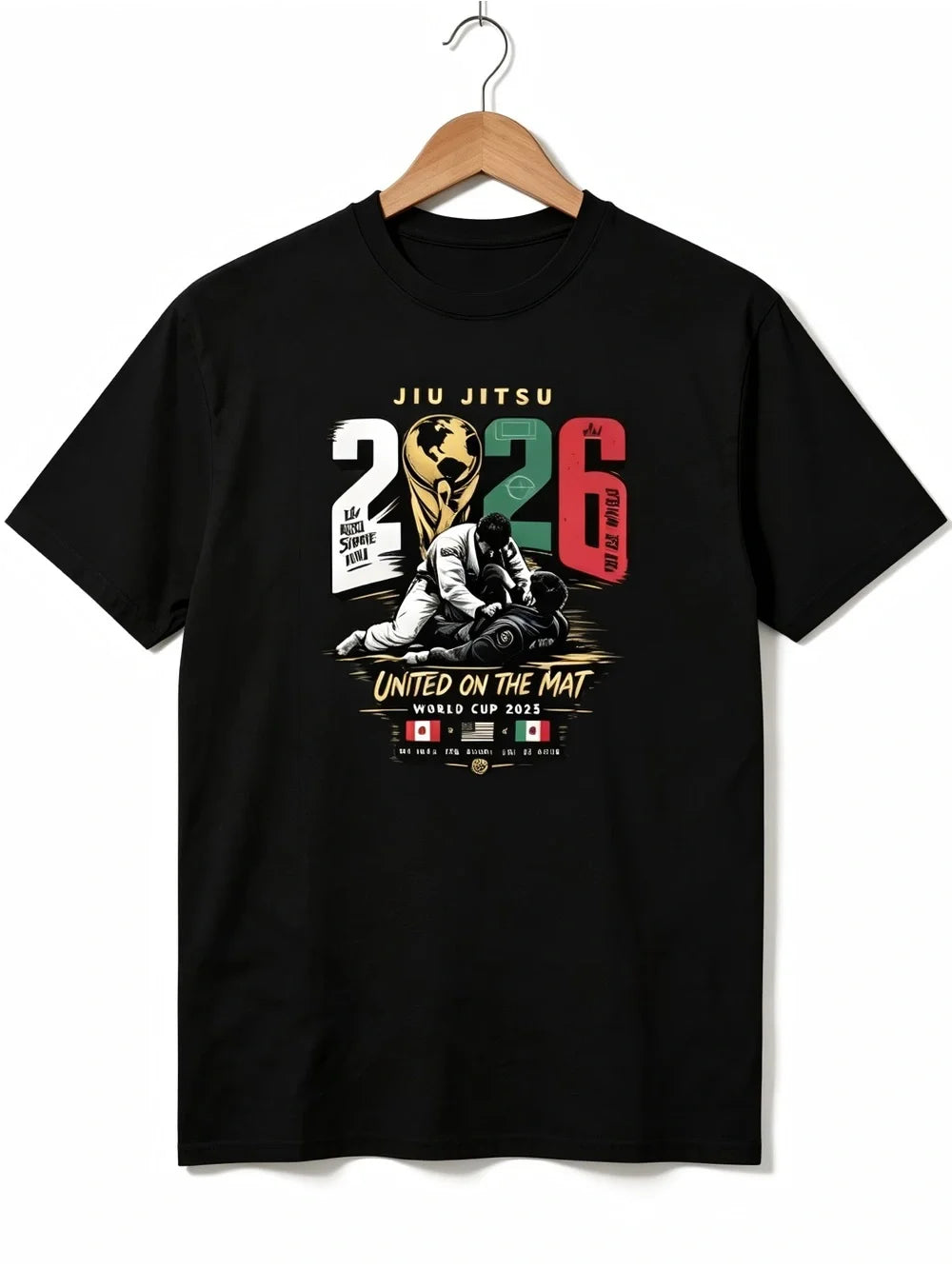 Jiu-Jitsu World Cup 2026  United on the Mat Womens Mens T-shirt Unisex - T-Shirt, Sweatshirt, Hoodie