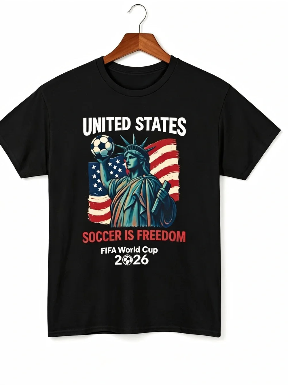 USA Soccer Is Freedom Womens Mens T-shirt Unisex FIFA World Cup 2026 - T-Shirt, Sweatshirt, Hoodie