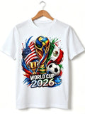 World Cup 2026 Shirt USA Canada Mexico Soccer Fan Womens Mens T-shirt Unisex - T-Shirt, Sweatshirt, Hoodie