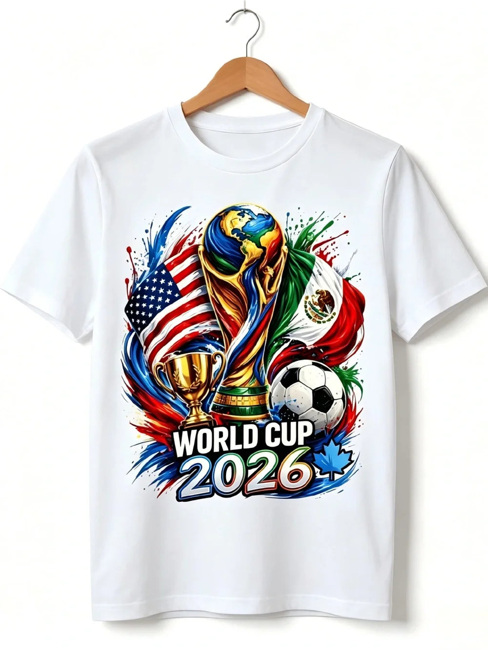 World Cup 2026 Shirt USA Canada Mexico Soccer Fan Womens Mens T-shirt Unisex - T-Shirt, Sweatshirt, Hoodie