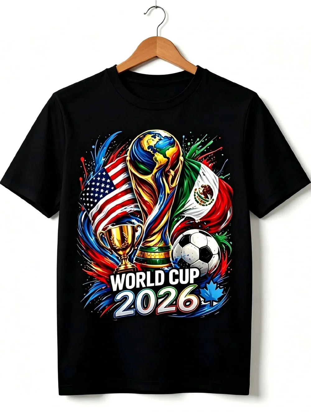 World Cup 2026 Shirt USA Canada Mexico Soccer Fan Womens Mens T-shirt Unisex - T-Shirt, Sweatshirt, Hoodie