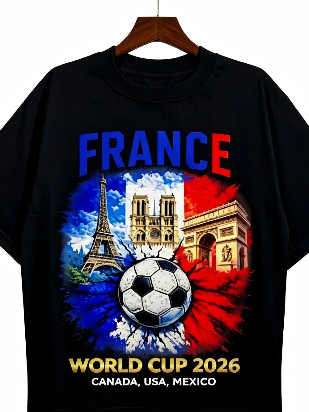 France Soccer Shirt 2026 World Cup Football Fan Tee Paris Graphic T-shirt Unisex - T-Shirt, Sweatshirt, Hoodie