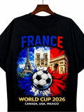 France Soccer Shirt 2026 World Cup Football Fan Tee Paris Graphic T-shirt Unisex - T-Shirt, Sweatshirt, Hoodie