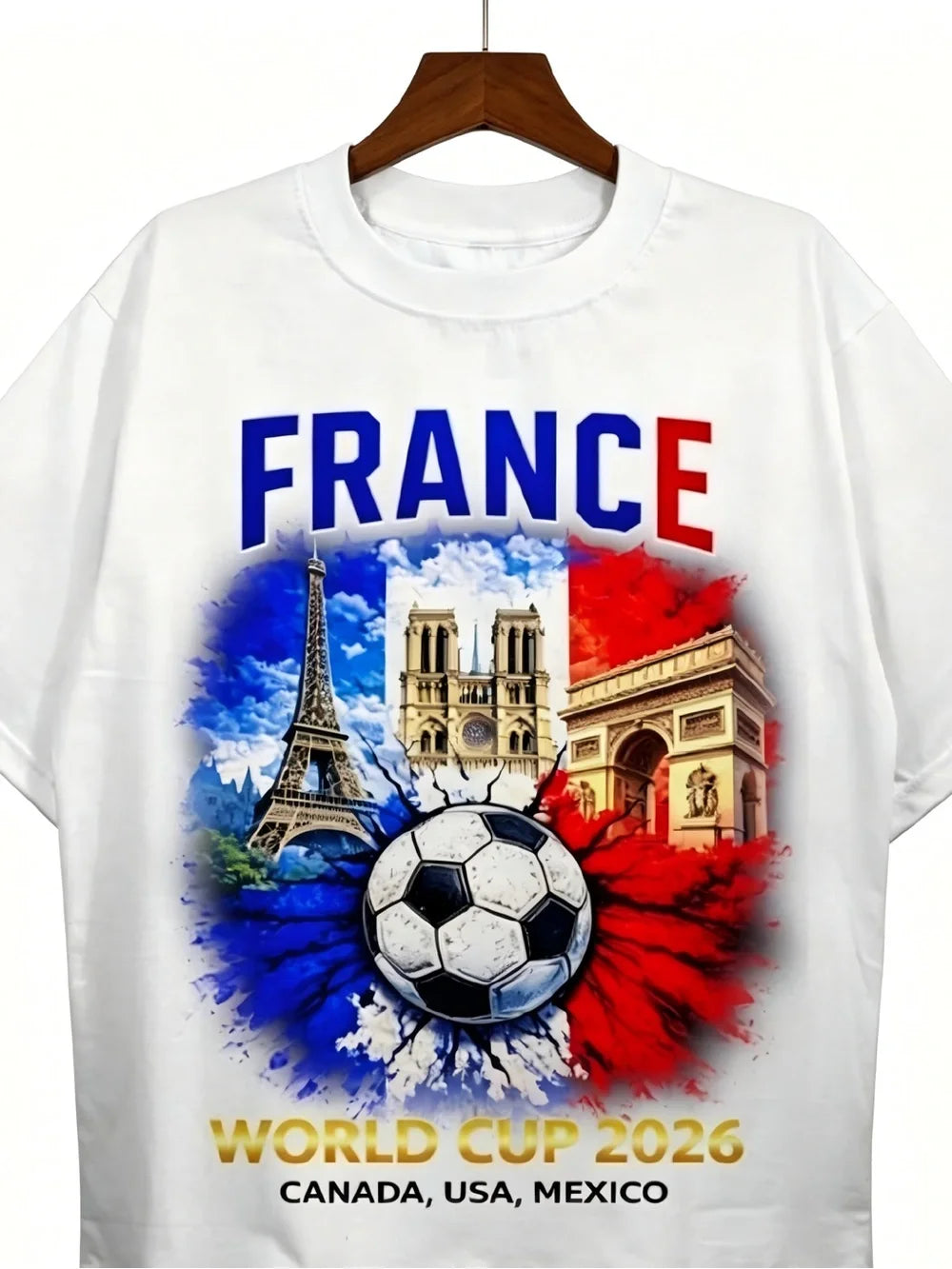 France Soccer Shirt 2026 World Cup Football Fan Tee Paris Graphic T-shirt Unisex - T-Shirt, Sweatshirt, Hoodie