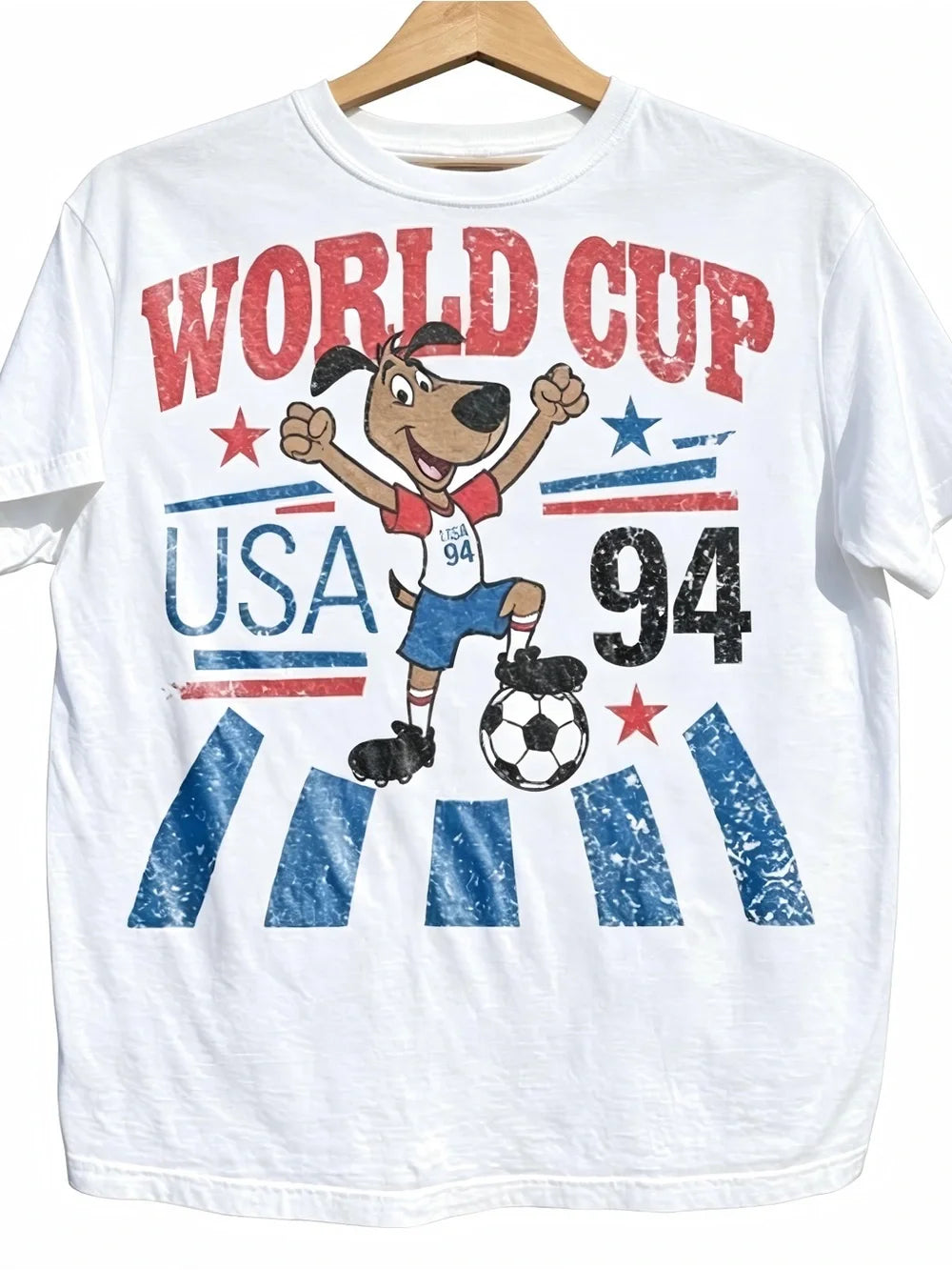 World Cup USA94 Dog Graphic Womens Mens T-shirt Unisex Patriotic Soccer Lover - T-Shirt, Sweatshirt, Hoodie