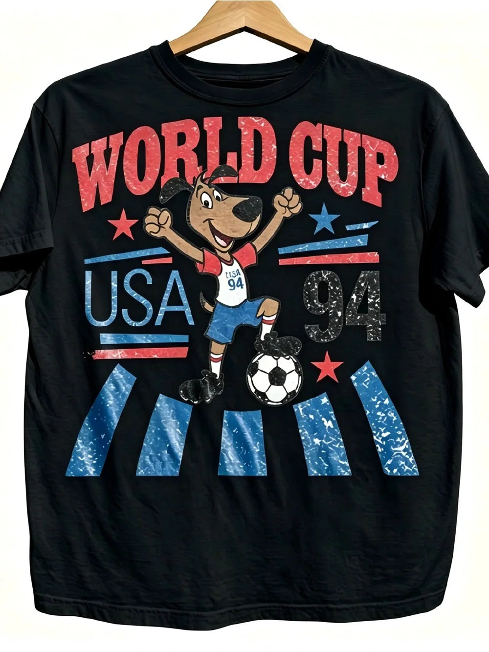 World Cup USA94 Dog Graphic Womens Mens T-shirt Unisex Patriotic Soccer Lover - T-Shirt, Sweatshirt, Hoodie