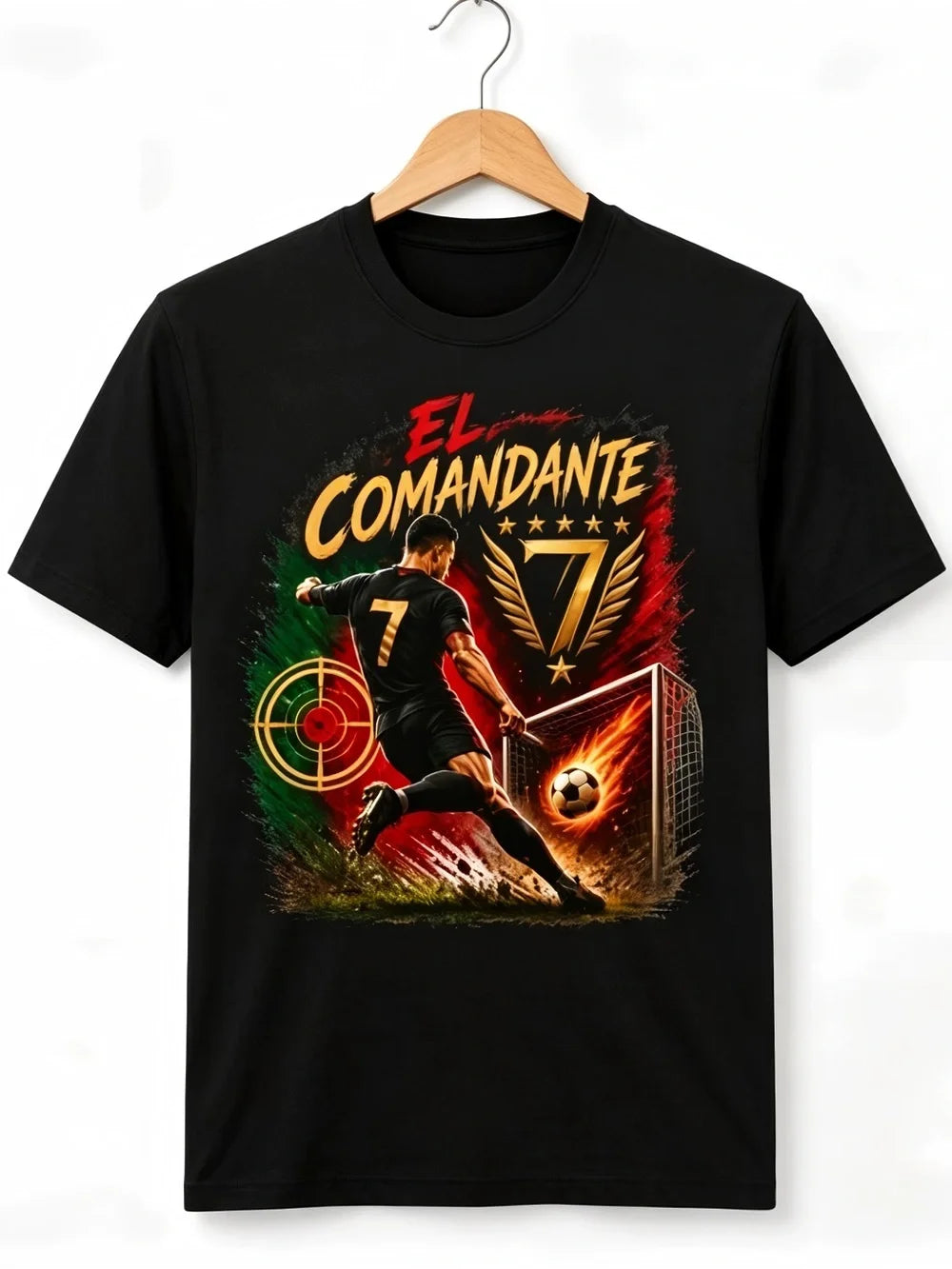 El Comandante 7 Portugal 2026 FIFA World Cup Match Day T-shirt Unisex - T-Shirt, Sweatshirt, Hoodie