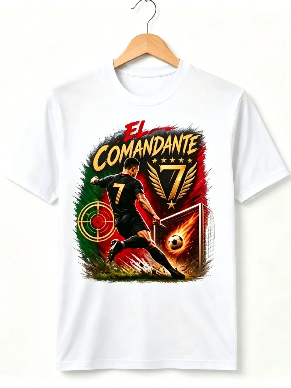 El Comandante 7 Portugal 2026 FIFA World Cup Match Day T-shirt Unisex - T-Shirt, Sweatshirt, Hoodie