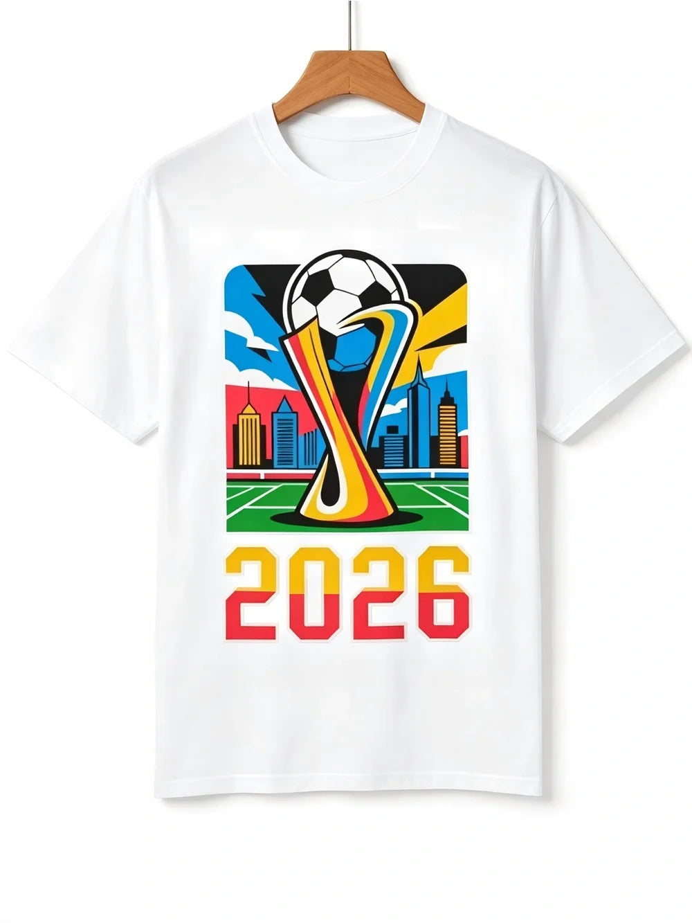 2026 Soccer Trophy Womens Mens T-shirt Unisex World Cup Graphic Heavyweight Fan - T-Shirt, Sweatshirt, Hoodie