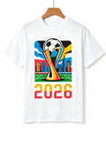 2026 Soccer Trophy Womens Mens T-shirt Unisex World Cup Graphic Heavyweight Fan - T-Shirt, Sweatshirt, Hoodie