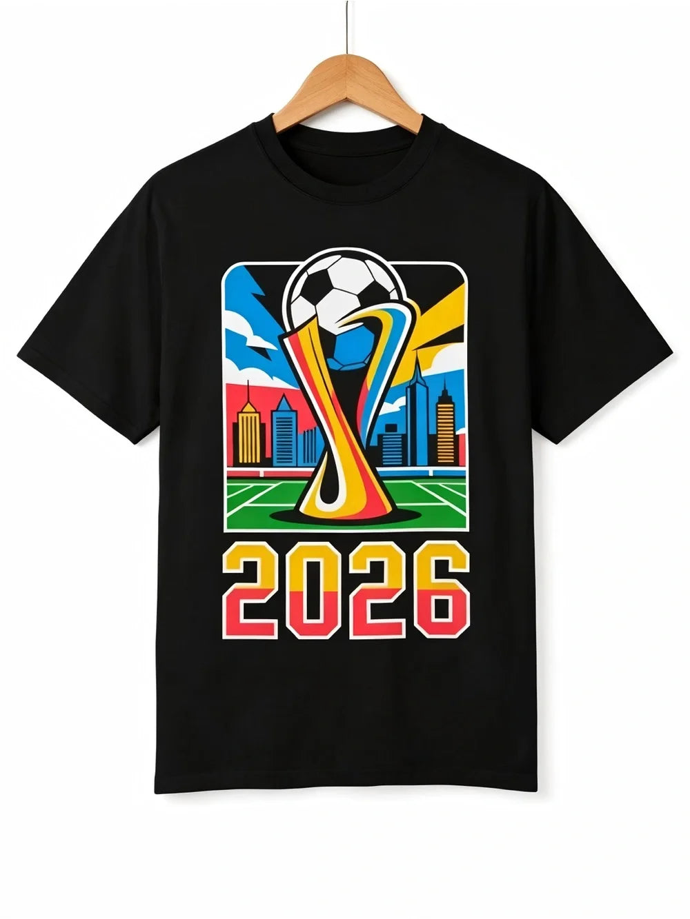 2026 Soccer Trophy Womens Mens T-shirt Unisex World Cup Graphic Heavyweight Fan - T-Shirt, Sweatshirt, Hoodie