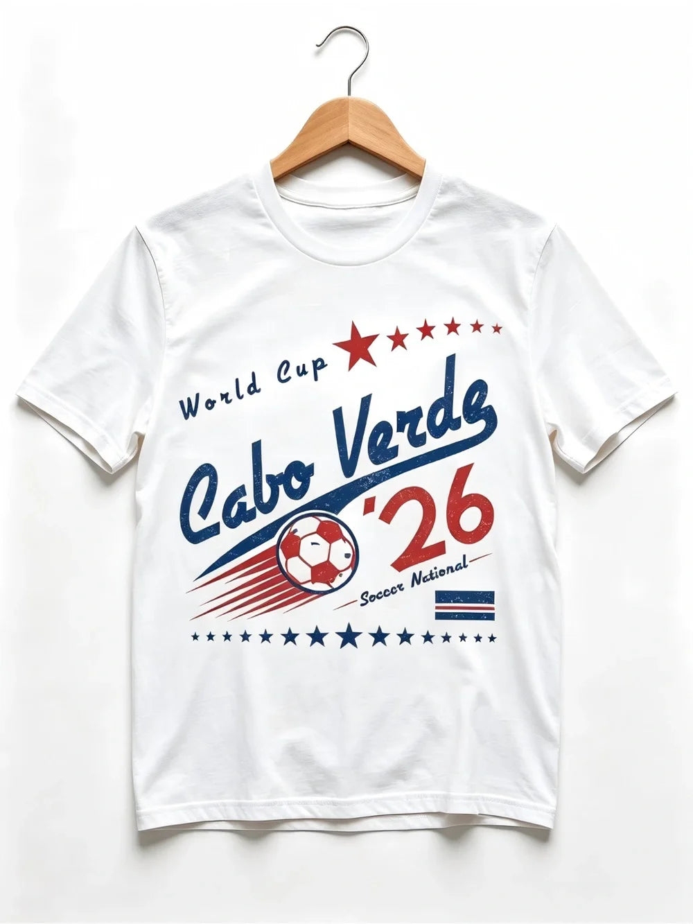 Cabo Verde 2026 Soccer Womens Mens T-shirt Unisex USA Canada Mexico World soccer - T-Shirt, Sweatshirt, Hoodie