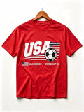 USA 2026 Soccer Womens Mens T-shirt Unisex USA Canada Mexico World soccer - T-Shirt, Sweatshirt, Hoodie