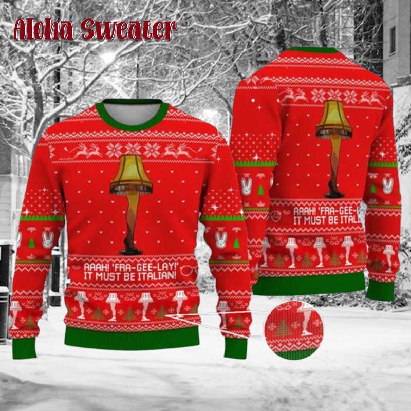 Comic Design A Christmas Story Ugly Christmas Sweater product image 3
