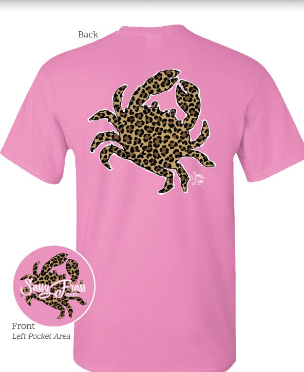 SALE Sassy Frass Leopard Crab - Adult & Kids T-Shirts, Sweatshirts & Hoodies apparel design preview 2