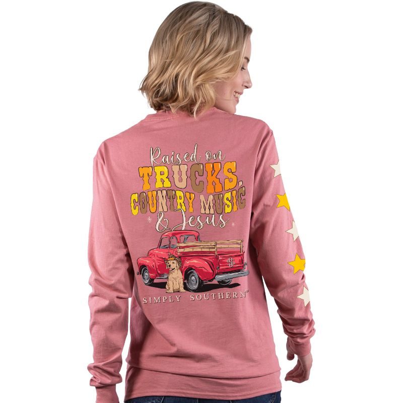 SALE Simply Southern Trucks Music Jesus - Adult & Kids T-Shirts, Sweatshirts & Hoodies apparel design preview 1