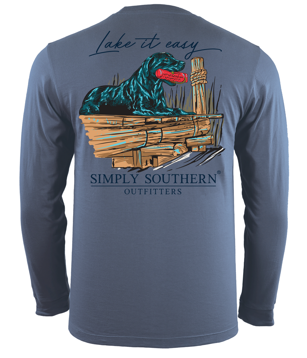 SALE Simply Southern Lake Dog - Adult & Kids T-Shirts, Sweatshirts & Hoodies apparel design preview 1